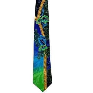 Rush Limbaugh NO BOUNDARIES Collection Men's Silk Tie ~ Floral ~ Multicolor